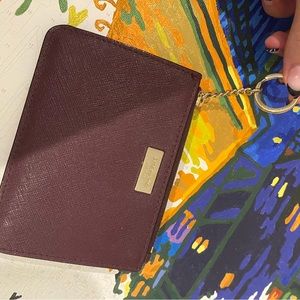 Kate Spade Elegant Burgundy Leather Wallet